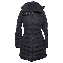 Cappotto in piumino Flammette Moncler in poliammide nera