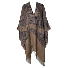 Hermes, poncho in cashmere Lalbhai dalpatbhai - Hermès