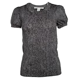Diane von Furstenberg, haut en lurex léopard - Diane Von Furstenberg