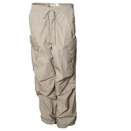 Agolde, pantalones cargo beige