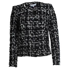 IRO, giacca in tweed Nalokie in bianco e nero - Iro