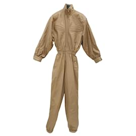 Mono Espionage Boiler en cuero beige de Zimmermann