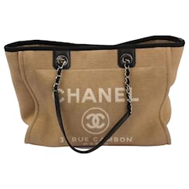 Chanel Deauville Borsa Tote in Tela