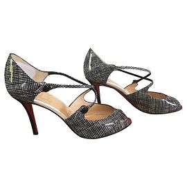 Christian Louboutin Debriditoe 85 Patent Leather Pumps