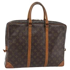 LOUIS VUITTON Monogram Porte Documents Voyage Business Bag M53361 Auth BA13014