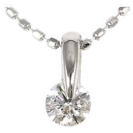 Autre Marque Collana in oro bianco 18K con diamante