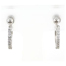 Orecchini a clip in diamanti e oro bianco - Autre Marque