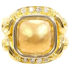 Autre Marque 18K Goldring mit Diamant