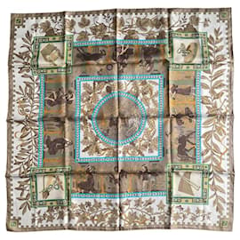 Hermès Foulard in seta Musique des Dieux 90cm