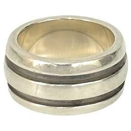 Tiffany & Co Tiffany Grooved Double Line Band Ring