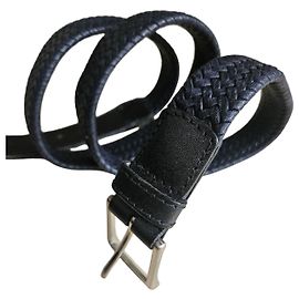 Church's Braided Leather Belt in Black