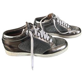 Jimmy Choo Sneakers Miami Argento