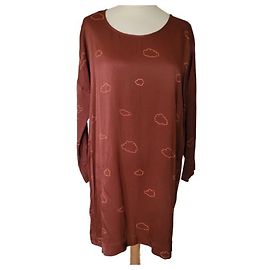 Autre Marque Stine Goya Vestido Carla Estampado Nubes