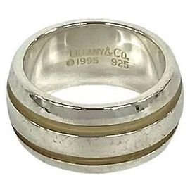 Tiffany & Co Anello Tiffany Grooved Double Line Band