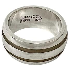 Tiffany & Co. Grooved Double Line Band Ring
