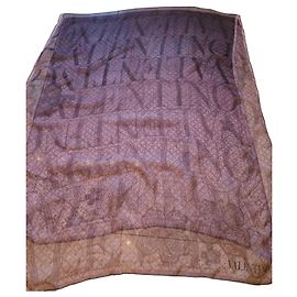 Sciarpa in seta Valentino Logo