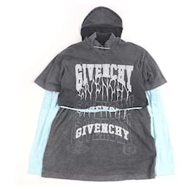 T-shirt a maniche lunghe con ricamo sovrapposto GIVENCHY - Givenchy