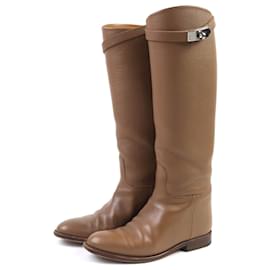 Hermes Jumping Kelly Buckle Lederstiefel - Hermès
