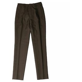 Pantalon en laine et polyester Fendi