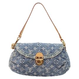 Borsa a tracolla Louis Vuitton Monogram Denim Mini Pleaty