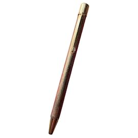 Cartier Santos Gordon vergoldeter Kugelschreiber