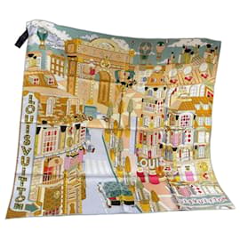 Louis Vuitton Foulard in seta 'Città delle Stelle'