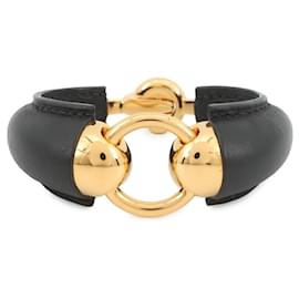 Hermes Black Swift Leather Charm Bracelet - Hermès