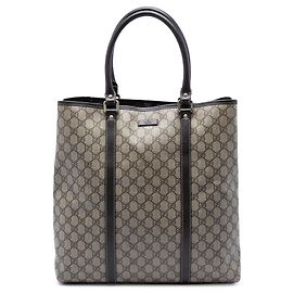Gucci Beige GG Supreme Joy Vertikaler Tote
