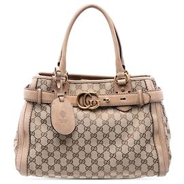 Gucci Beige GG Canvas Running Tote