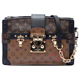 Clutch Louis Vuitton Brown Monogram Reverse Trunk