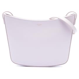 Borsa a spalla Celine Pink Medium Shiny Calfskin Croque - Céline