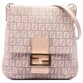 Fendi Pink Zucchino Canvas Crossbody