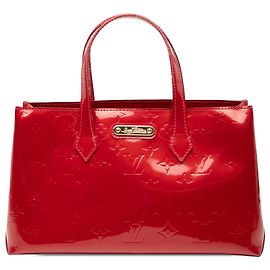 Louis Vuitton Red Monogram Vernis Wilshire PM