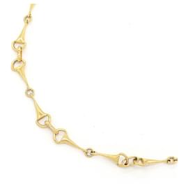 Collana Horsebit in metallo dorato Celine - Céline