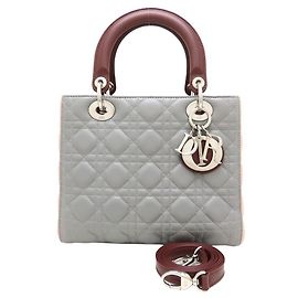 Borsa Christian Dior Lady Medium Cannage Tricolor