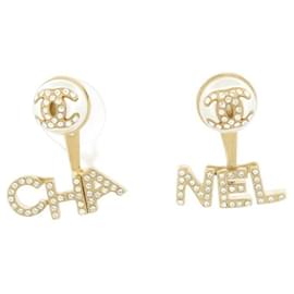 NUOVI ORECCHINI PENDENTI CHANEL LOGO CC E STRASS