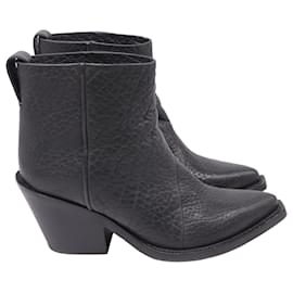 Stivaletti Western Donna in pelle nera Acne Studios