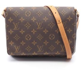 Louis Vuitton Musette Tango Schultertasche Braun
