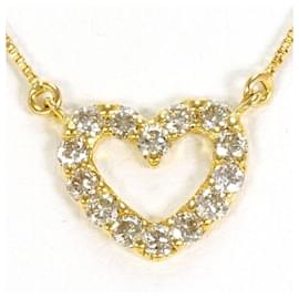 Autre Marque Collana in oro giallo 18K con diamante