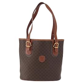 Borsa Tote Celine Vintage Macadam in tela e pelle - Céline