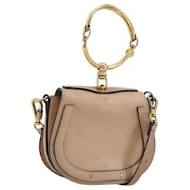 Chloé Borsa Chloe Nile in Pelle 2way Rosa Oro Auth 179908A