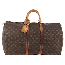 LOUIS VUITTON Borsa Boston Monogram Keepall 55 M41424 LV Auth 179742