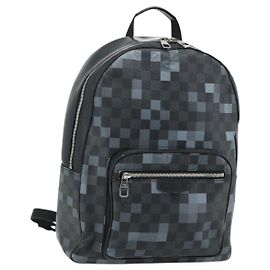 LOUIS VUITTON Damier Graphite Pixel George Backpack N40084 LV Auth bs35170