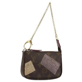 LOUIS VUITTON Monogram Trunk Mini Pochette Accessoires Bolso M63798 Auth 180704