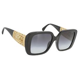 Gafas de sol CHANEL de plástico Negro CC Auth am11652SM