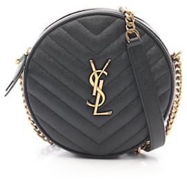 Sac à bandoulière Yves Saint Laurent en vinyle avec monogramme