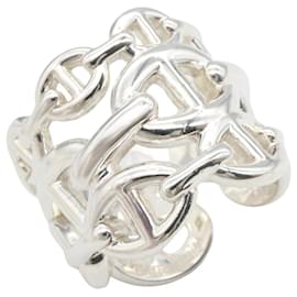 Hermes Chaine d'Ancre Enchainée Band Ring - Hermès
