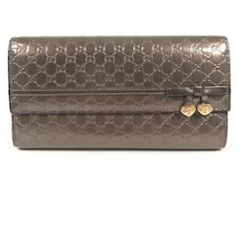 Gucci Cartera Continental Piel Charol GG Supreme