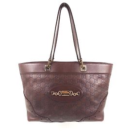 Gucci Guccissima Borsa Tote in Pelle