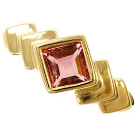18K Gelbgold-Ring mit rosa Turmalin - Autre Marque